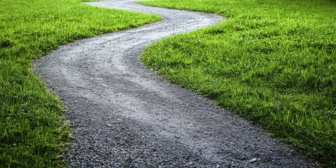 Obraz premium A concept image of two paths with different rules for each, symbolizing a double standard.