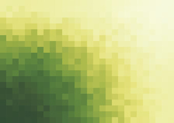 abstract minimal pixel background in shade of green vector template for banner presentation slide