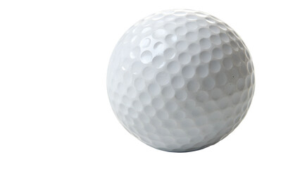 Golf ball isolated on white background