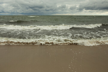 waves on the beach