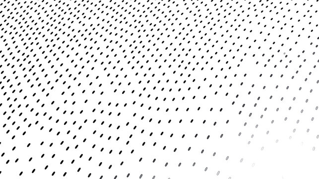 A white background with black dots