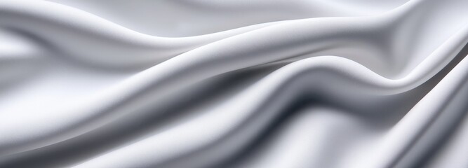 Obraz premium A sleek white background with soft diagonal shadows creating a smooth and modern texture