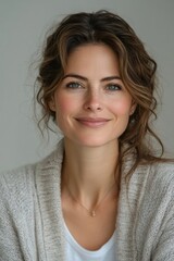 Portrait of 35-Year-Old Woman