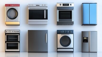 Obraz premium Modern Kitchen Appliances: Stylish and Efficient Home Devices