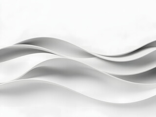 Obraz premium Abstract Blue Wavy Design with Smooth Flowing Texture and Dynamic Motion