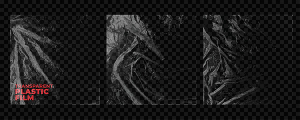 Plastic or polyethene wrap packaging texture