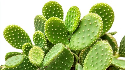 Vibrant Green Cactus Plant with Unique Texture and Shape, Ideal for Gardening Enthusiasts and Nature Lovers, Showcasing Natural Beauty and Resilience