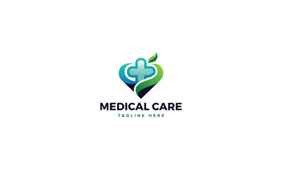 Professional Innovative Unique Modern Medical Care Branding Logos Vector, Adaptive Designs for Medical Healthcare Wellness Services