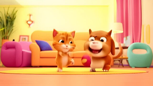 cat and dog