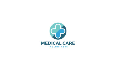 Professional Innovative Unique Modern Medical Care Branding Logos Vector, Adaptive Designs for Medical Healthcare Wellness Services