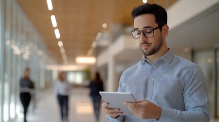 Government Policy Discussions on Digital Tablet with Collaborative Team