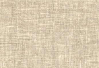 Fototapeta premium Beige Linen Texture Seamless Pattern Background for Fabric Design