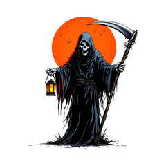 Grim reaper png transparent background