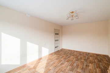 standard room interior apartment. view kind of decor home decoration in hostel house for sale. empty room renovated