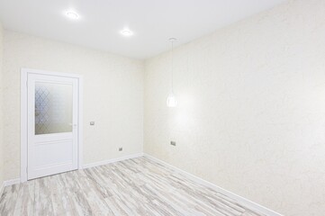 standard room interior apartment. view kind of decor home decoration in hostel house for sale. empty room renovated