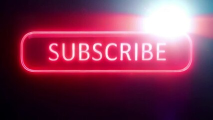 Subscribe, Reminder and Like Button - 4K  - Powered by Adobe