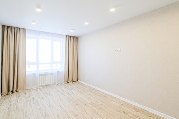 standard room interior apartment. view kind of decor home decoration in hostel house for sale. empty room renovated