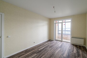 standard room interior apartment. view kind of decor home decoration in hostel house for sale. empty room renovated