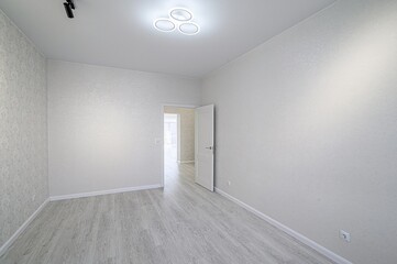 standard room interior apartment. view kind of decor home decoration in hostel house for sale. empty room renovated