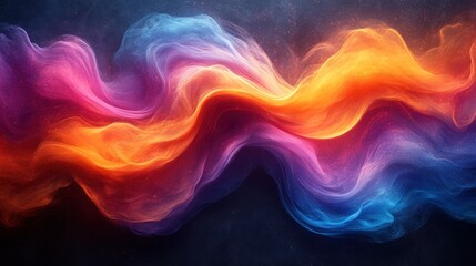 Obraz premium A vibrant abstract swirl of colors creating a dynamic and fluid visual experience.