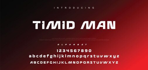 Minimal modern logo alphabet fonts. Typography minimalist urban san serif digital fashion future creative logos fonts. vector illustration