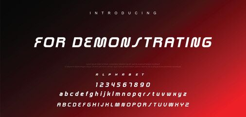 Minimal modern logo alphabet fonts. Typography minimalist urban san serif digital fashion future creative logos fonts. vector illustration