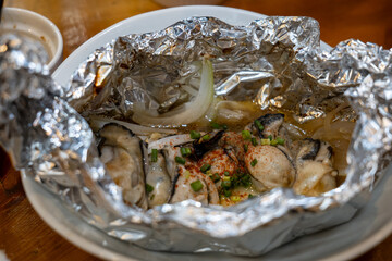 焼き牡蠣