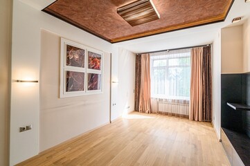 standard room interior apartment. view kind of decor home decoration in hostel house for sale. empty room renovated