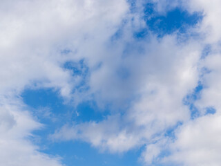 冬の雲が多い空14