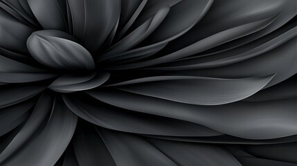 Fototapeta premium Abstract Dark Floral Background Elegant Black Leaf Design Premium Texture for Banner Bu