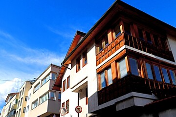 Sarajevo, Bosnia and Herzegovina, low-rise residential development in the city center