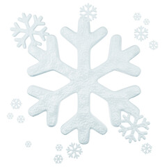snowflake 3d illustration, snowflake 3d icon, snow icon, snow 3d icon, snowflake png, snowflake isolated white, snowflake symbol, symbol, simple snowflake, simple snowflake 3d