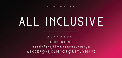 Creative font. Modern abstract digital tech font. Logo creative font, type, technology, movie, digital, music, movie. Fonts and illustration in vector format.