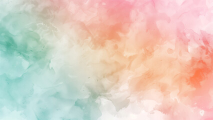abstract watercolor painting background with blend of soft pastel hues