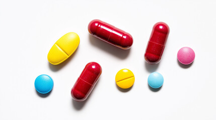 red and yellow pills