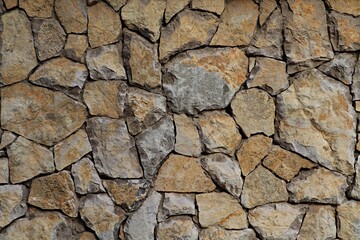 Background, texture wall decorated with natural stone