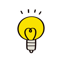 電球のイラスト