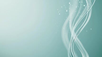 Abstract design with flowing lines and soft colors for a calming effect.