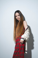 ロングヘアの女性