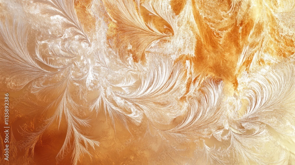 Aufkleber abstract swirling patterns in warm tones, showcasing intricate textures and fluid designs.