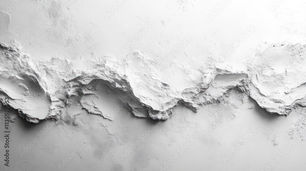Aufkleber abstract texture resembling a rough, white surface with organic shapes and contours.