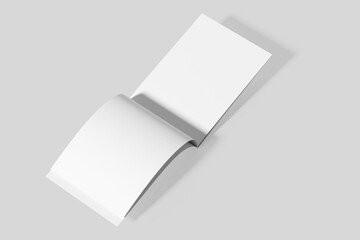 Blank Landscape Brchure Mockup