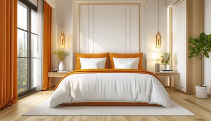 bedroom with bed