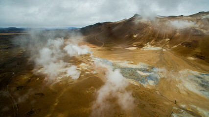 Iceland in Northern Europe is about to enter winter
