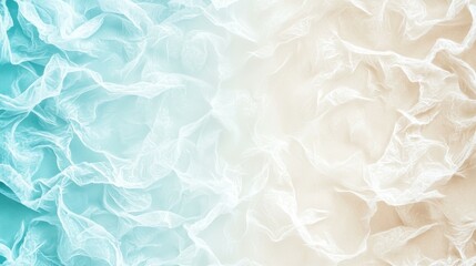 Obraz premium Abstract texture blending blue and beige, creating a soft, calming visual effect.