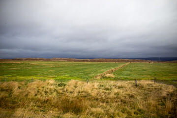 Fototapeta premium Iceland in Northern Europe is about to enter winter