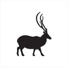 deer silhouette vector