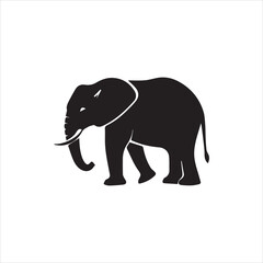 elephant silhouette vector