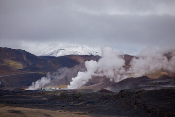 Iceland in Northern Europe is about to enter winter