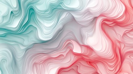 Abstract Pastel Wave Pattern Design